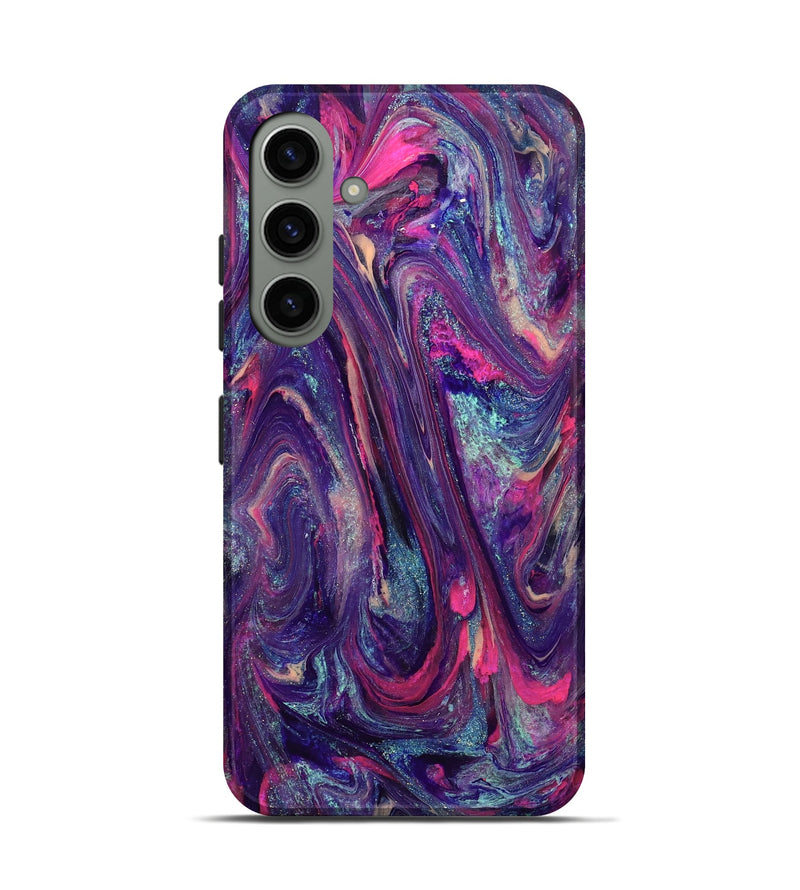 Galaxy S24 ResinArt Live Edge Phone Case - Doretha (Purple, 824316)