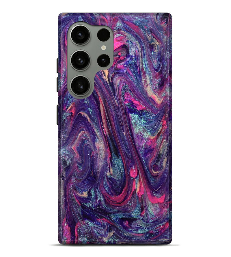 Galaxy S24 Ultra ResinArt Live Edge Phone Case - Doretha (Purple, 824316)