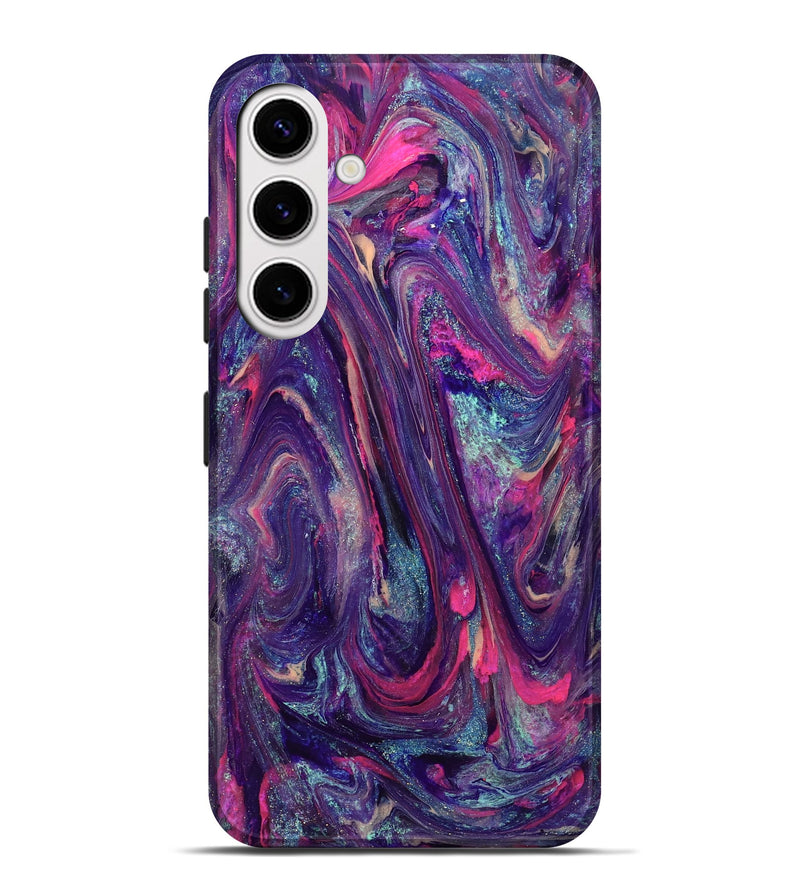 Galaxy S25 Plus ResinArt Live Edge Phone Case - Doretha (Purple, 824316)