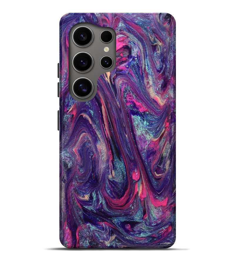 Galaxy S25 Ultra ResinArt Live Edge Phone Case - Doretha (Purple, 824316)