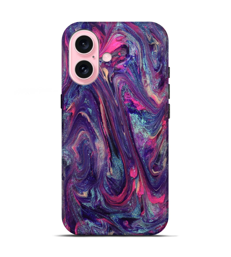 iPhone 17 ResinArt Live Edge Phone Case - Doretha (Purple, 824316)