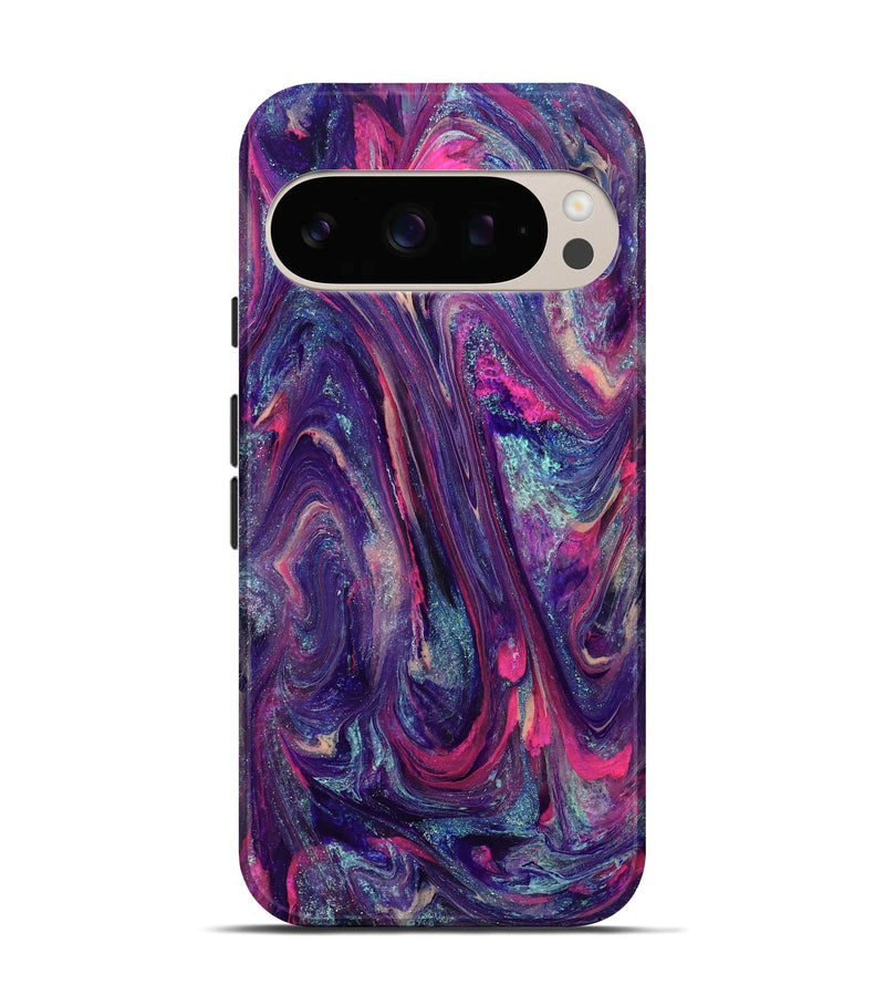 Pixel 10 ResinArt Live Edge Phone Case - Doretha (Purple, 824316)