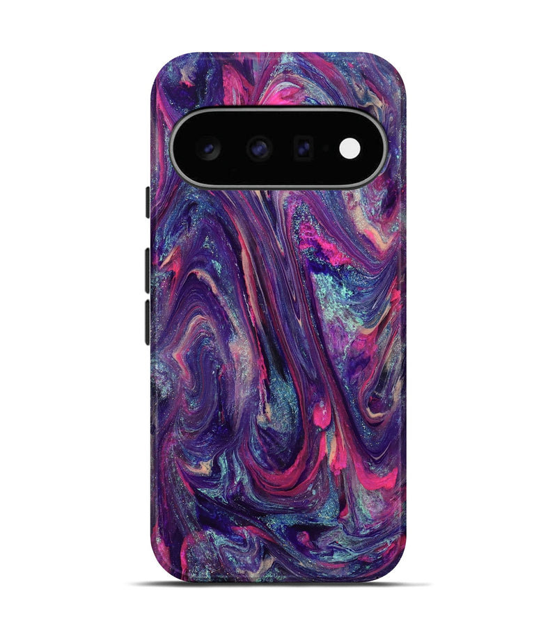 Pixel 11 ResinArt Live Edge Phone Case - Doretha (Purple, 824316)