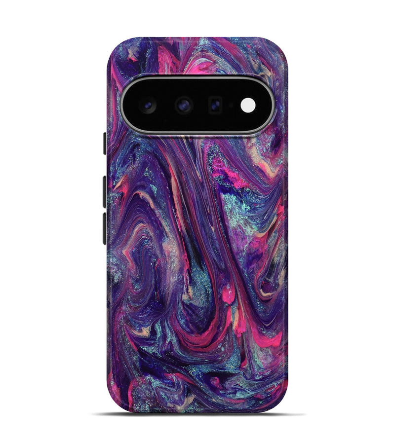 Pixel 11 Pro ResinArt Live Edge Phone Case - Doretha (Purple, 824316)