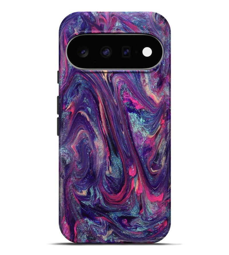 Pixel 11 Pro XL ResinArt Live Edge Phone Case - Doretha (Purple, 824316)