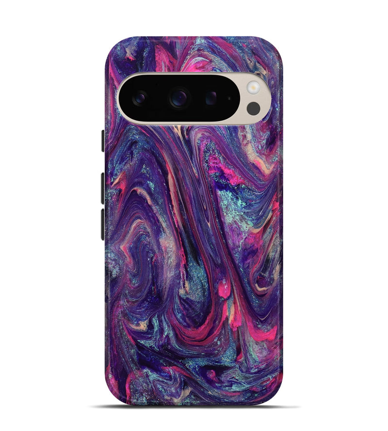 Pixel 9 ResinArt Live Edge Phone Case - Doretha (Purple, 824316)