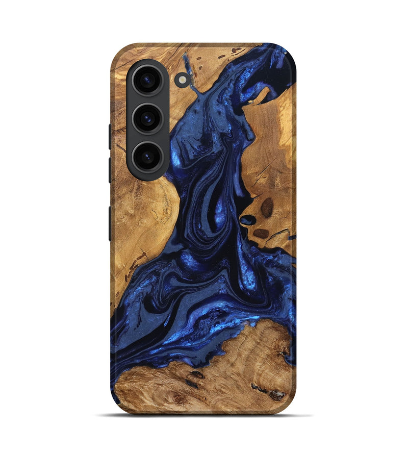 Galaxy S23 Wood Live Edge Phone Case - Jakayla (Ancient Olive, 824323)