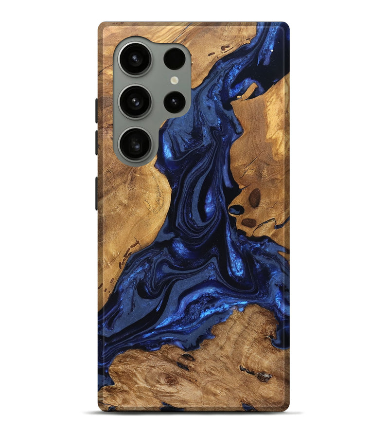 Galaxy S24 Ultra Wood Live Edge Phone Case - Jakayla (Ancient Olive, 824323)