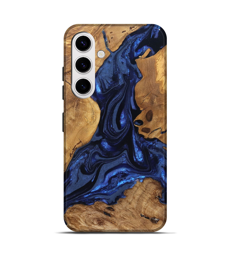 Galaxy S25 Wood Live Edge Phone Case - Jakayla (Ancient Olive, 824323)