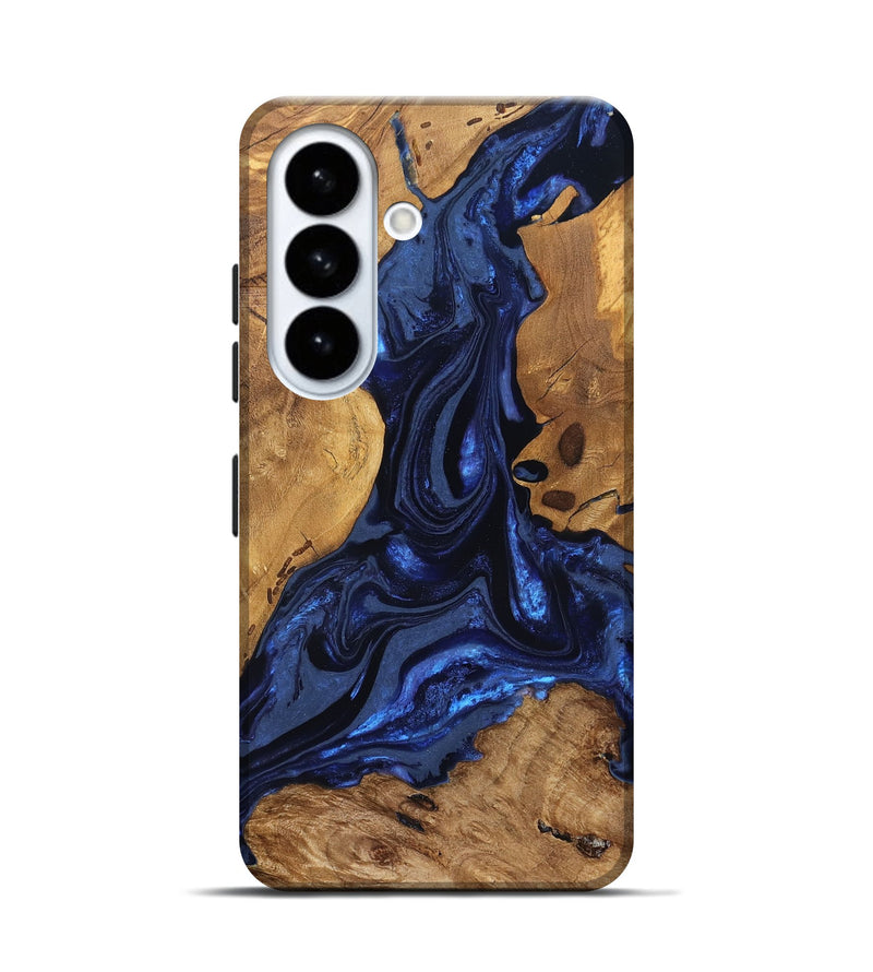 Galaxy S26 Wood Live Edge Phone Case - Jakayla (Ancient Olive, 824323)