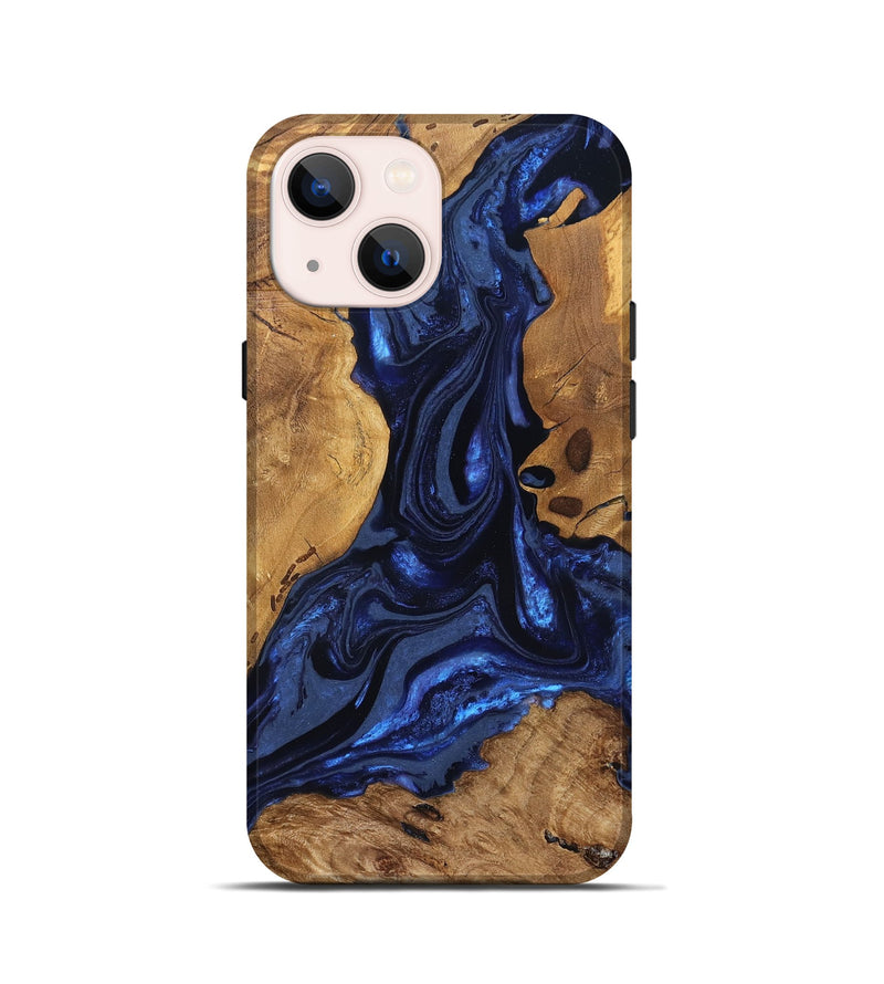 iPhone 13 mini Wood Live Edge Phone Case - Jakayla (Ancient Olive, 824323)