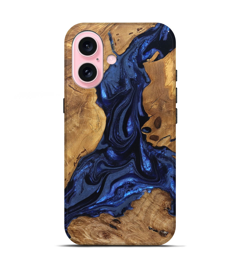 iPhone 17 Wood Live Edge Phone Case - Jakayla (Ancient Olive, 824323)