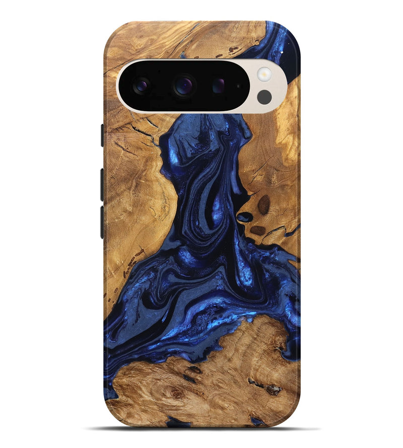 Pixel 10 Pro XL Wood Live Edge Phone Case - Jakayla (Ancient Olive, 824323)