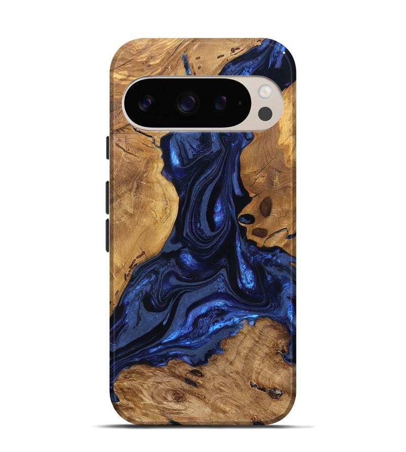 Pixel 9 Wood Live Edge Phone Case - Jakayla (Ancient Olive, 824323)