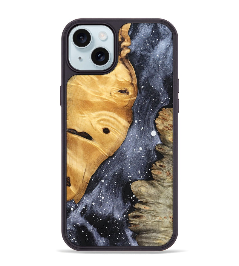 iPhone 15 Plus Wood Phone Case - Ciara (Cosmos, 824337)