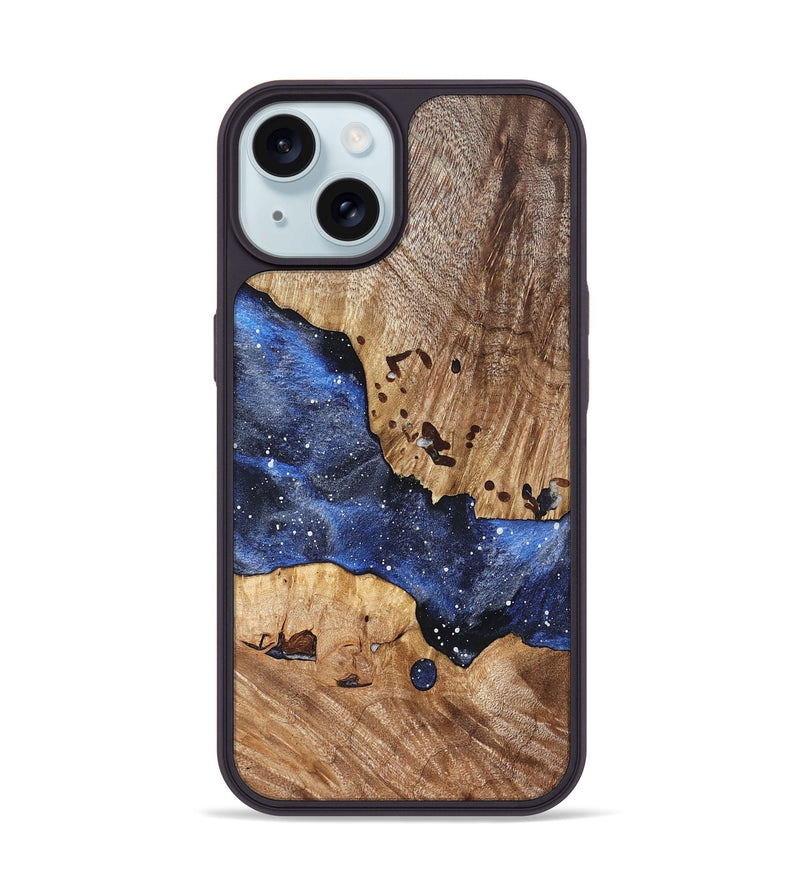 iPhone 15 Wood Phone Case - Lizette (Cosmos, 824342)
