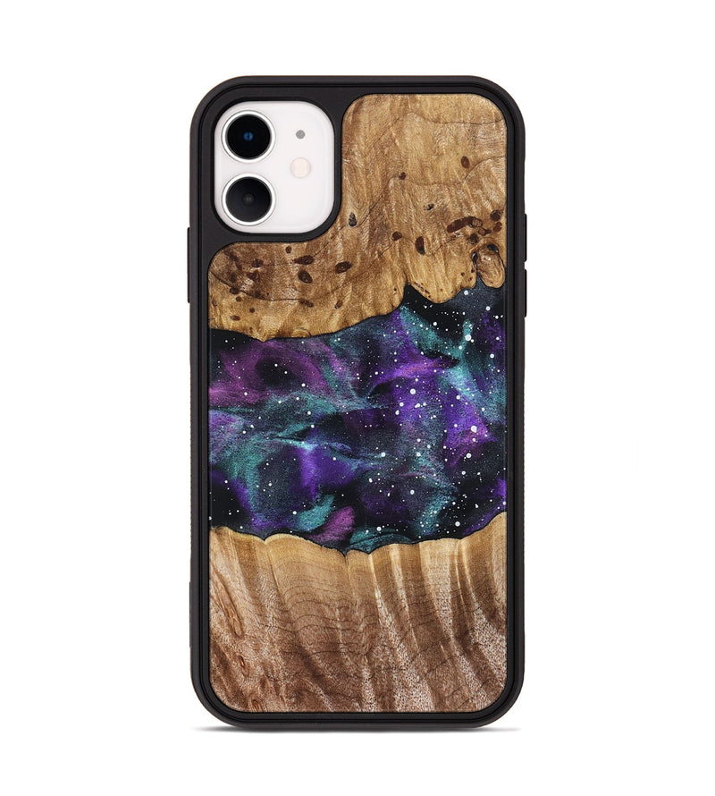 iPhone 11 Wood Phone Case - Iyana (Cosmos, 824347)