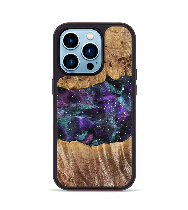 iPhone 14 Pro Wood Phone Case - Iyana (Cosmos, 824347)