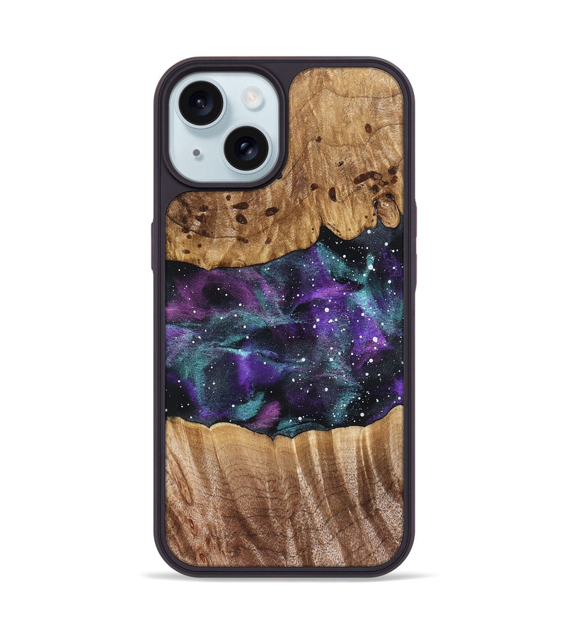 iPhone 15 Wood Phone Case - Iyana (Cosmos, 824347)