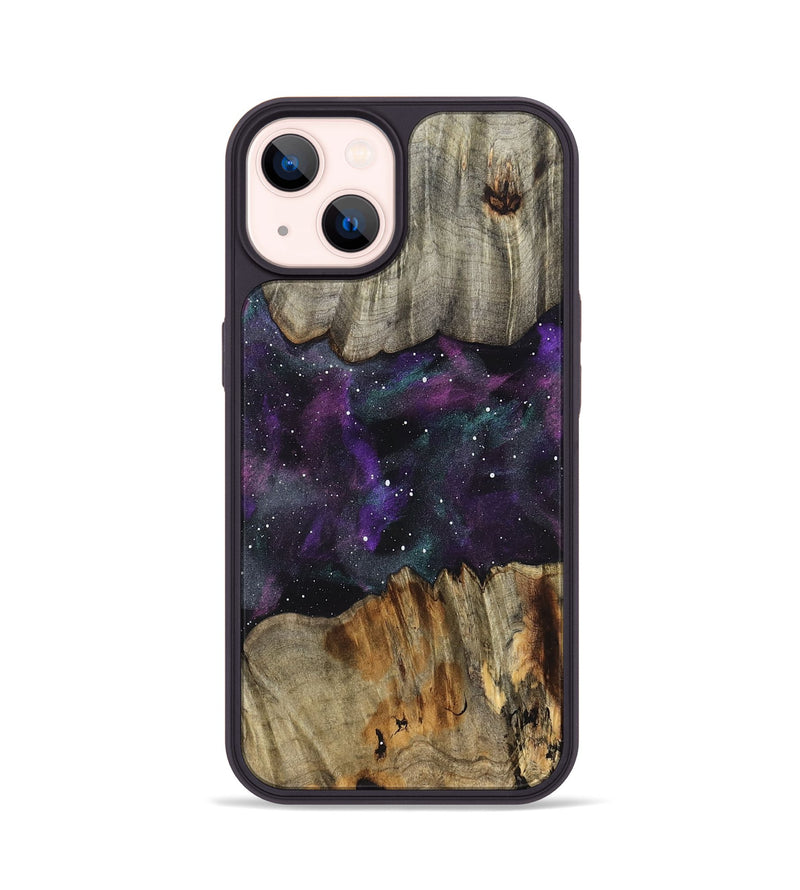 iPhone 14 Wood Phone Case - Krysta (Cosmos, 824361)