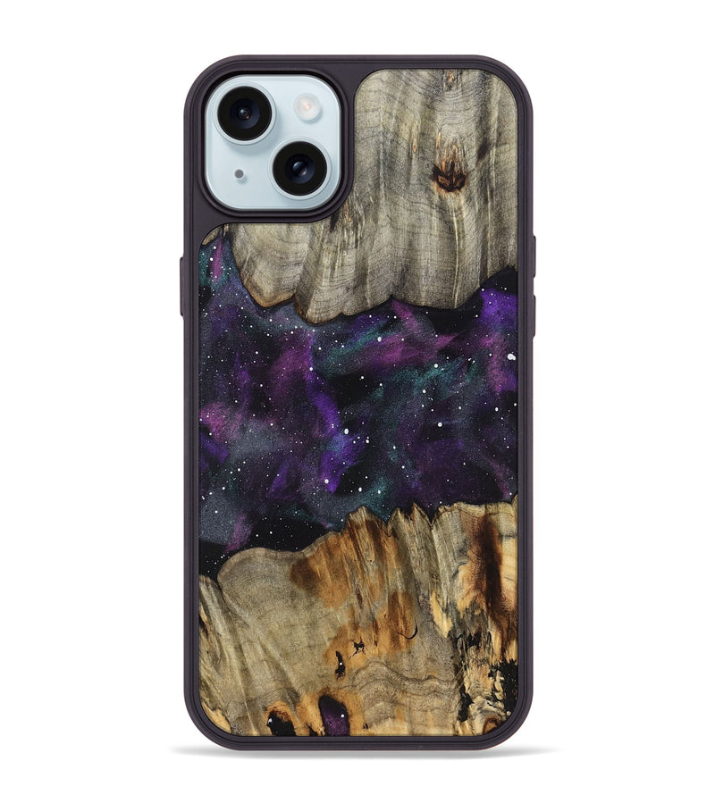 iPhone 15 Plus Wood Phone Case - Krysta (Cosmos, 824361)