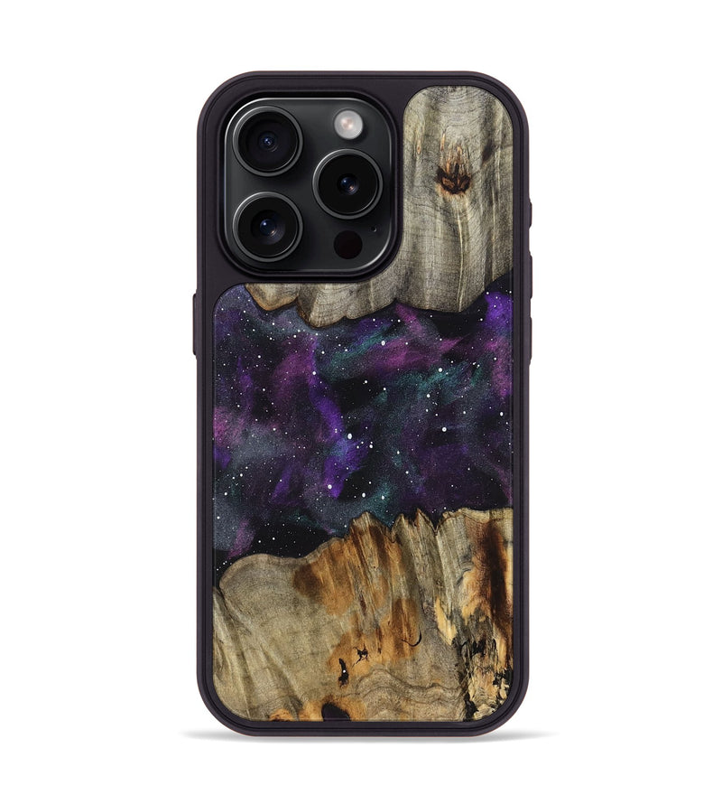 iPhone 15 Pro Wood Phone Case - Krysta (Cosmos, 824361)