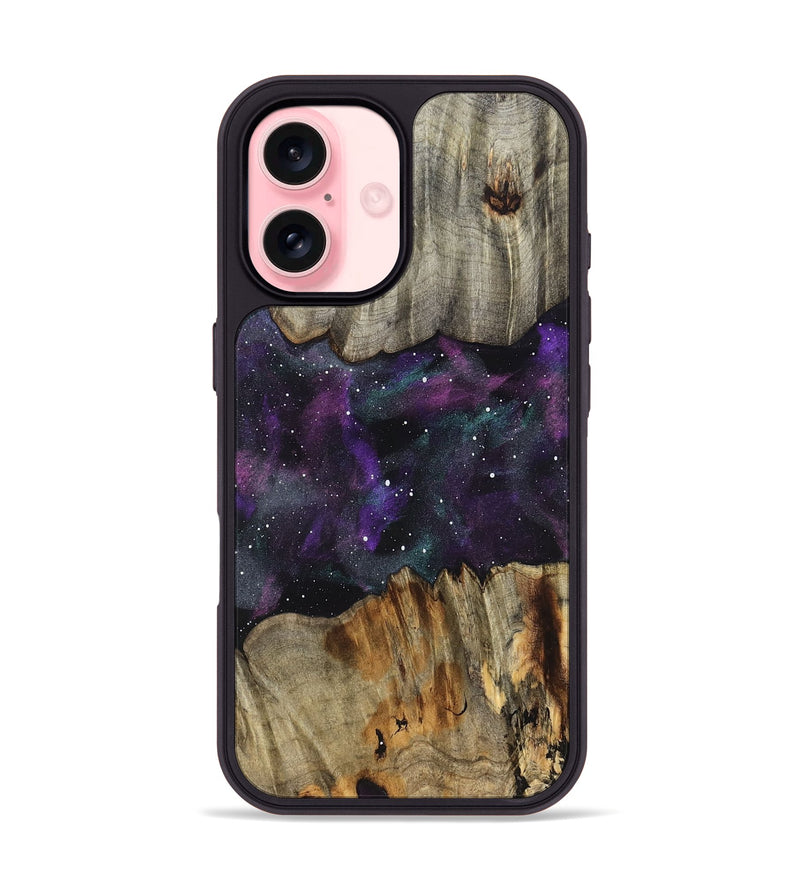 iPhone 16 Wood Phone Case - Krysta (Cosmos, 824361)