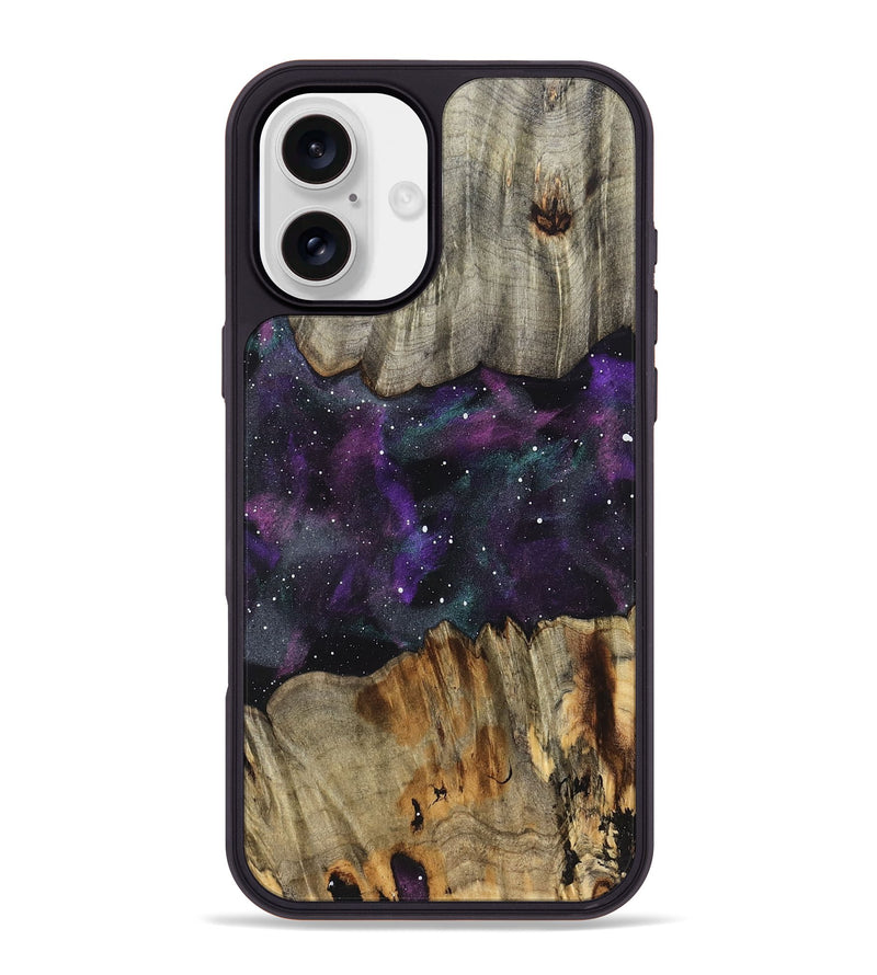 iPhone 16 Plus Wood Phone Case - Krysta (Cosmos, 824361)