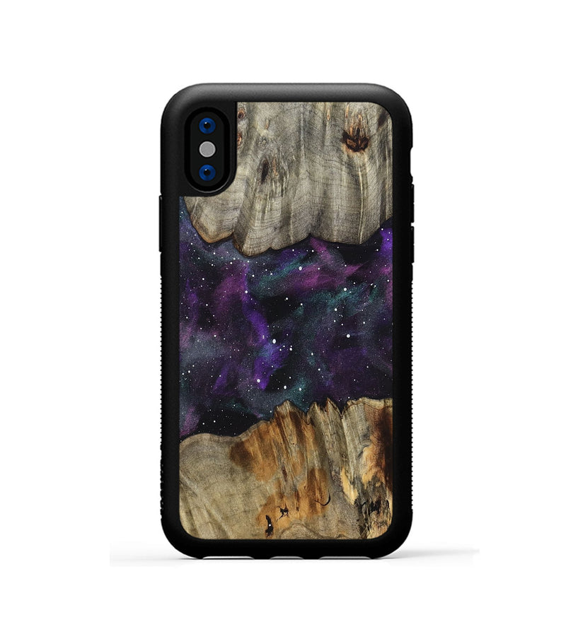 iPhone Xs Wood Phone Case - Krysta (Cosmos, 824361)