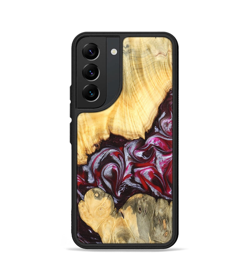 Galaxy S22 Wood Phone Case - Shayne (Red, 824369)