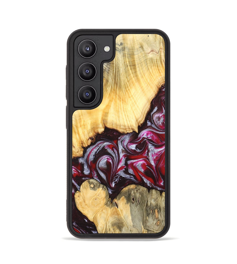 Galaxy S23 Wood Phone Case - Shayne (Red, 824369)