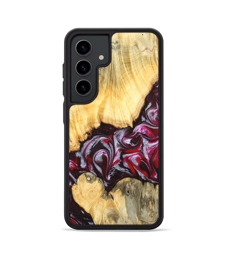 Galaxy S24 Wood Phone Case - Shayne (Red, 824369)