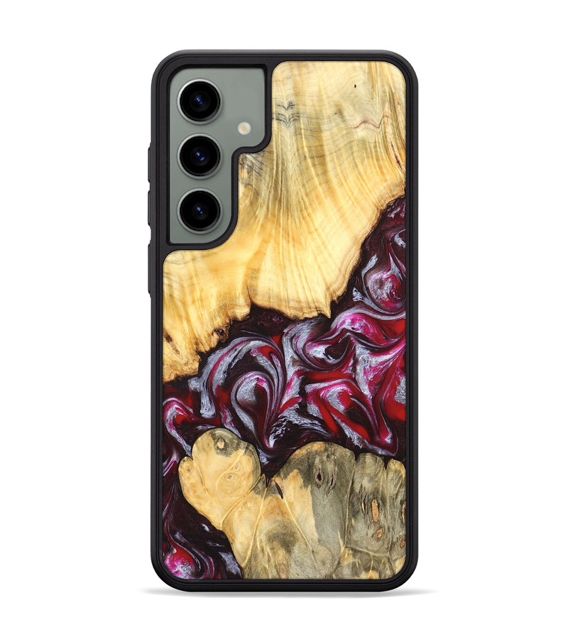 Galaxy S24 Plus Wood Phone Case - Shayne (Red, 824369)