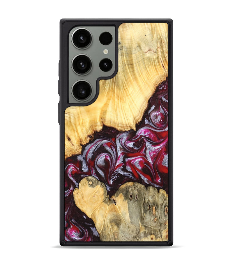 Galaxy S24 Ultra Wood Phone Case - Shayne (Red, 824369)
