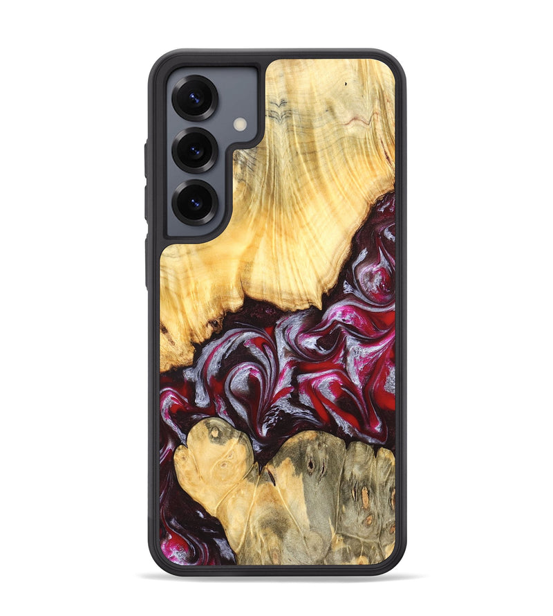 Galaxy S25 Plus Wood Phone Case - Shayne (Red, 824369)