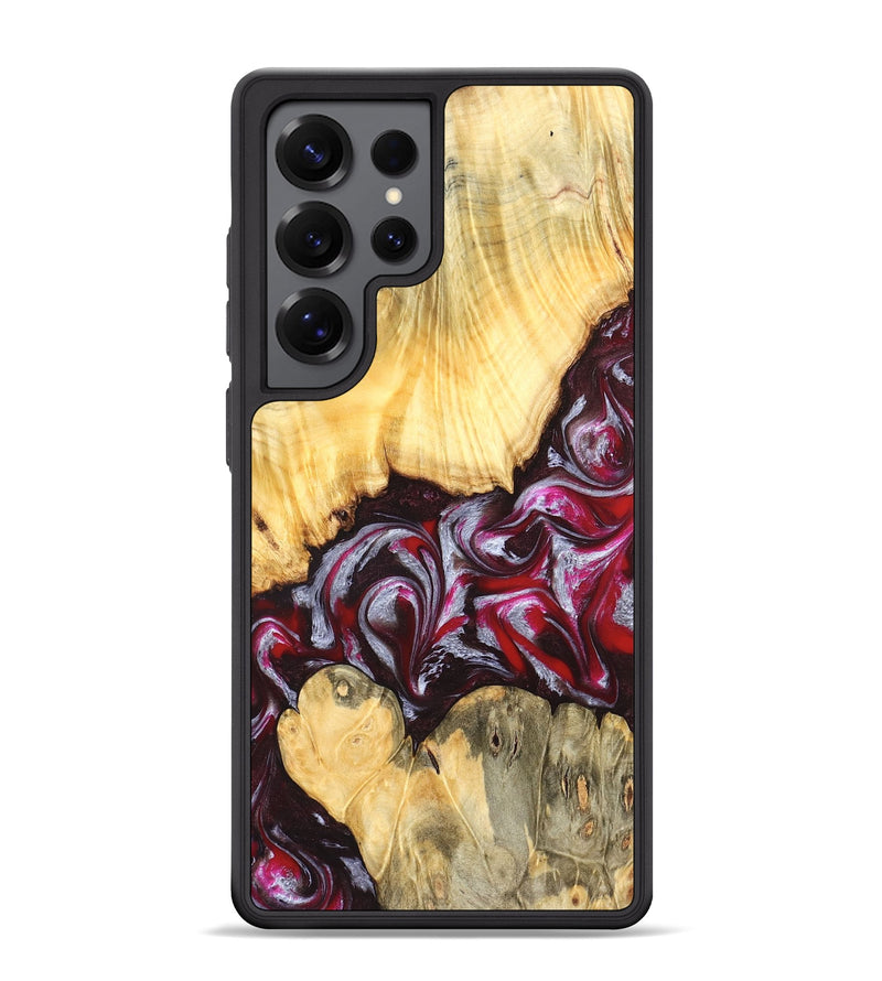 Galaxy S25 Ultra Wood Phone Case - Shayne (Red, 824369)