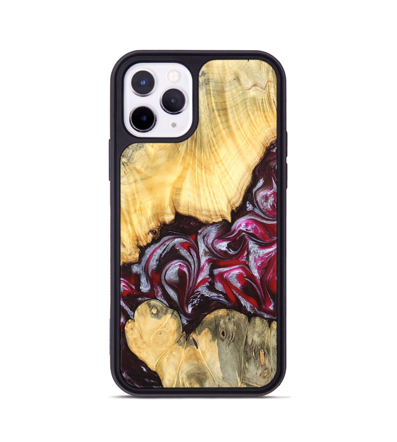 iPhone 11 Pro Wood Phone Case - Shayne (Red, 824369)