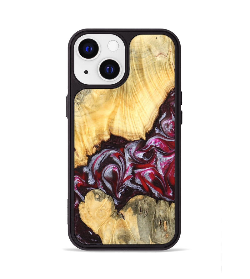 iPhone 13 Wood Phone Case - Shayne (Red, 824369)