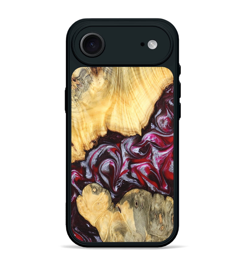 iPhone 17 Air Wood Phone Case - Shayne (Red, 824369)