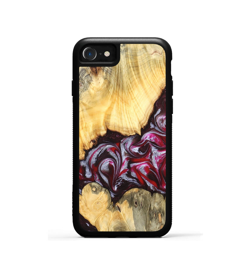 iPhone SE Wood Phone Case - Shayne (Red, 824369)