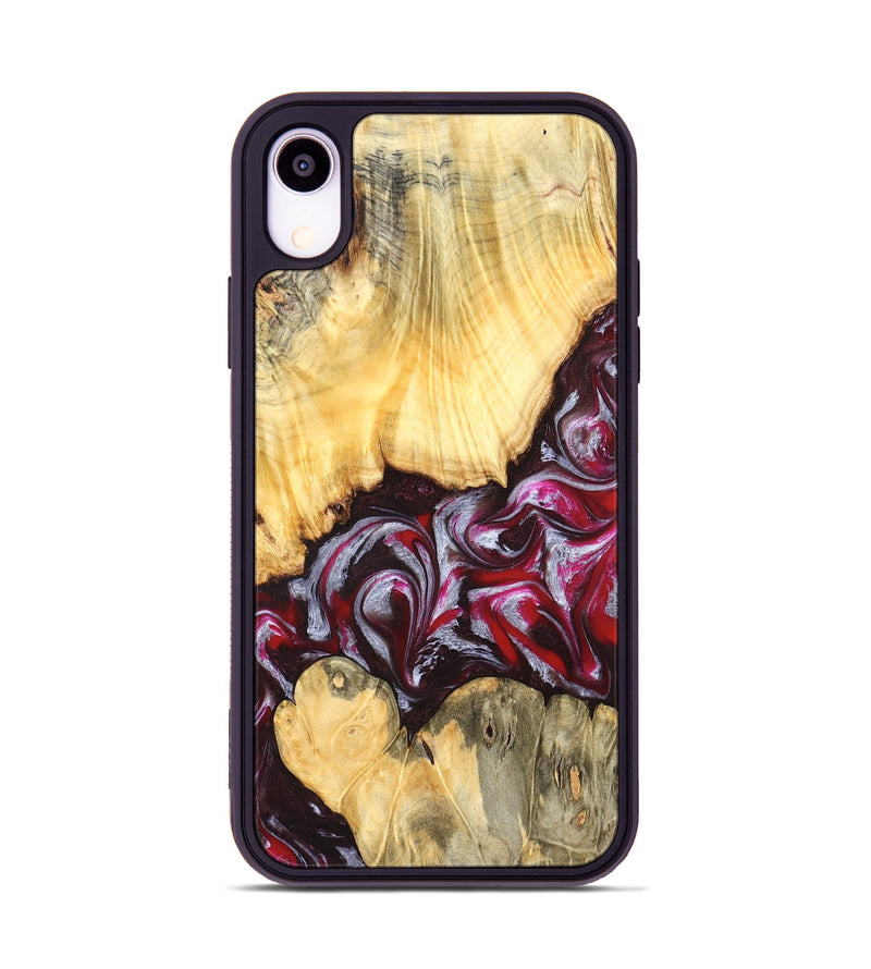 iPhone Xr Wood Phone Case - Shayne (Red, 824369)