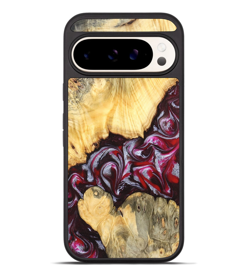 Pixel 10 Pro XL Wood Phone Case - Shayne (Red, 824369)
