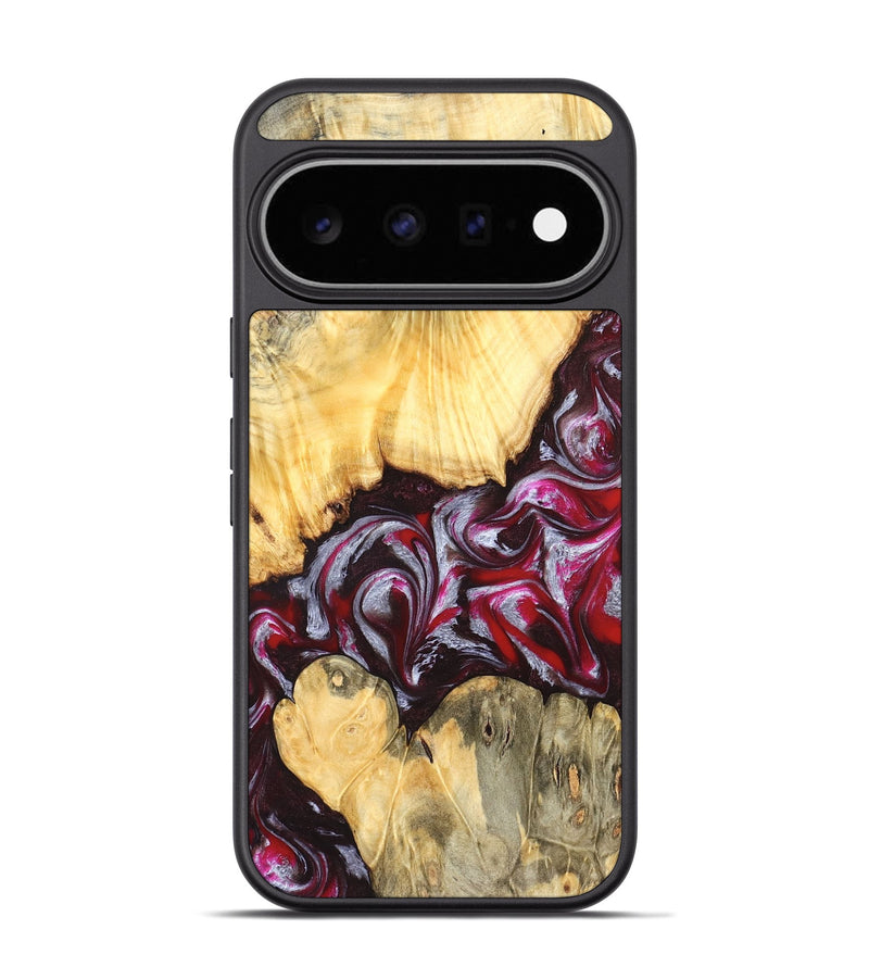 Pixel 11 Pro Wood Phone Case - Shayne (Red, 824369)