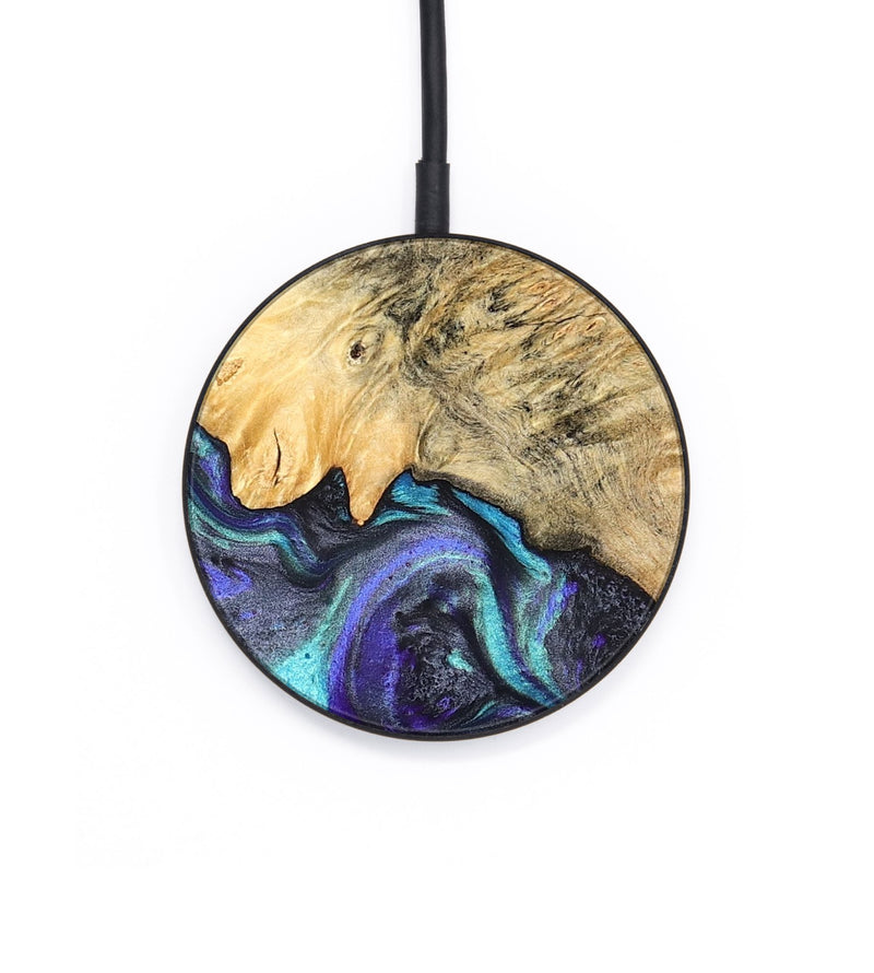 Circle Wood Wireless Charger - Mylah (Purple, 824370)