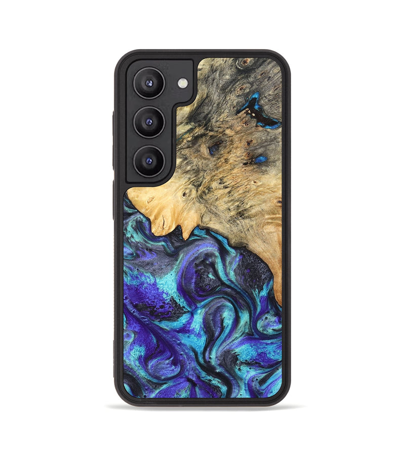 Galaxy S23 Wood Phone Case - Mylah (Purple, 824370)