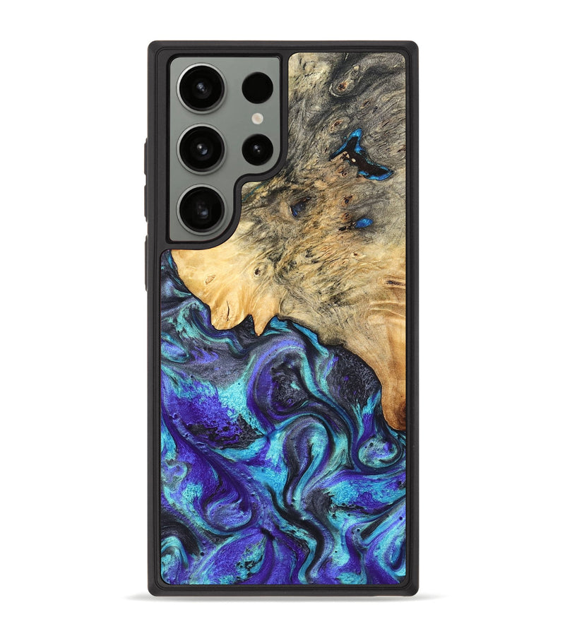Galaxy S23 Ultra Wood Phone Case - Mylah (Purple, 824370)