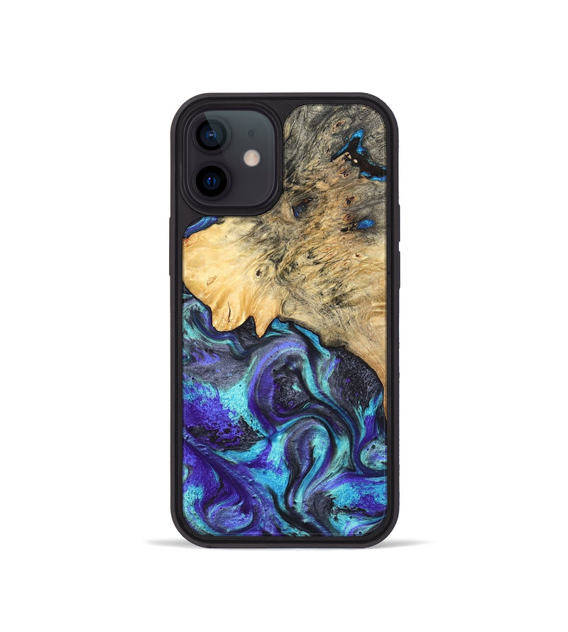iPhone 12 mini Wood Phone Case - Mylah (Purple, 824370)