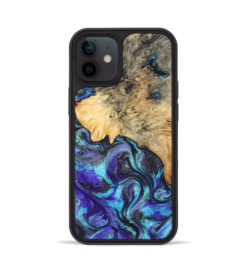 iPhone 12 Wood Phone Case - Mylah (Purple, 824370)