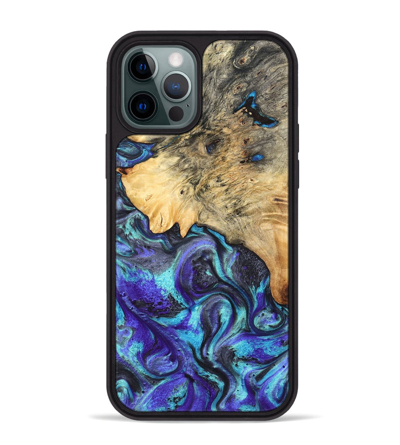 iPhone 12 Pro Max Wood Phone Case - Mylah (Purple, 824370)