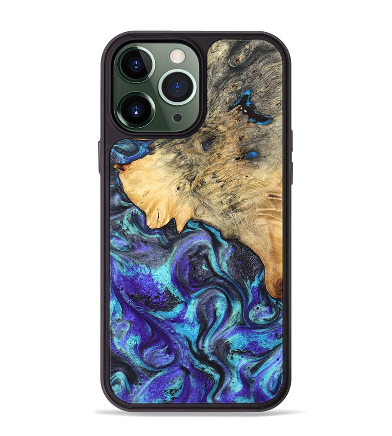 iPhone 13 Pro Max Wood Phone Case - Mylah (Purple, 824370)